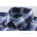 Ligne Plaid Single Breasted Casual Men's Shirt